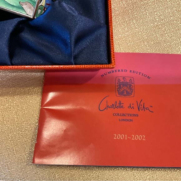 CHARLOTTE DI VITA NUMBERED EDITION # H846. BISCAY BAY MINIATURE TEAPOT - Picture 4 of 8